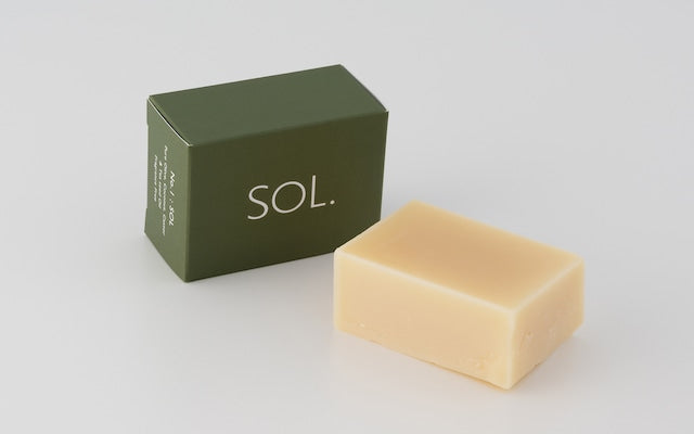 茶実油スキンケア石鹸(プレーン) SOL. HAND MADE FACE SOAP NO. 1:SOL