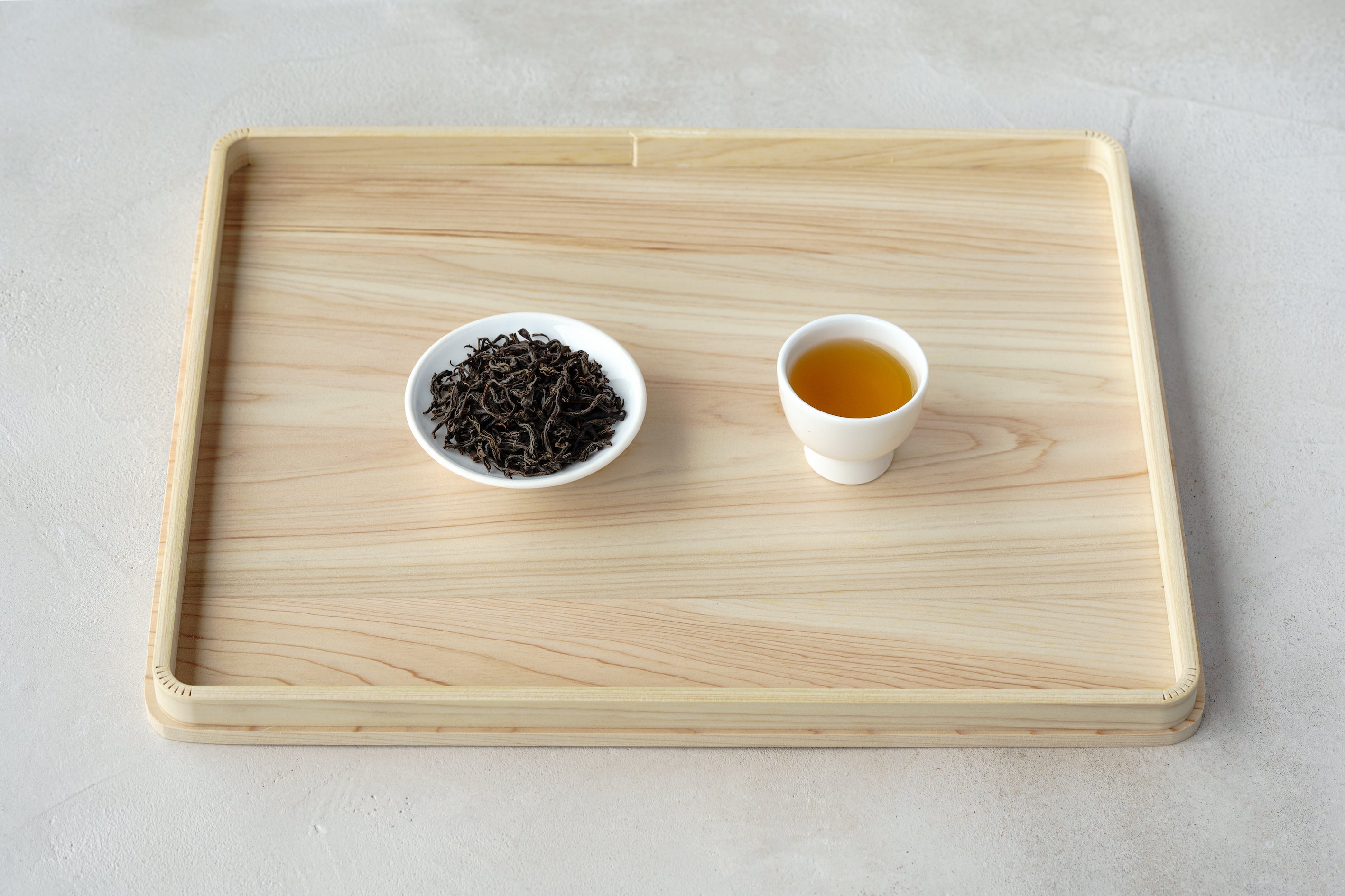 地域のお茶<熊野古道釜炒り茶> リーフ